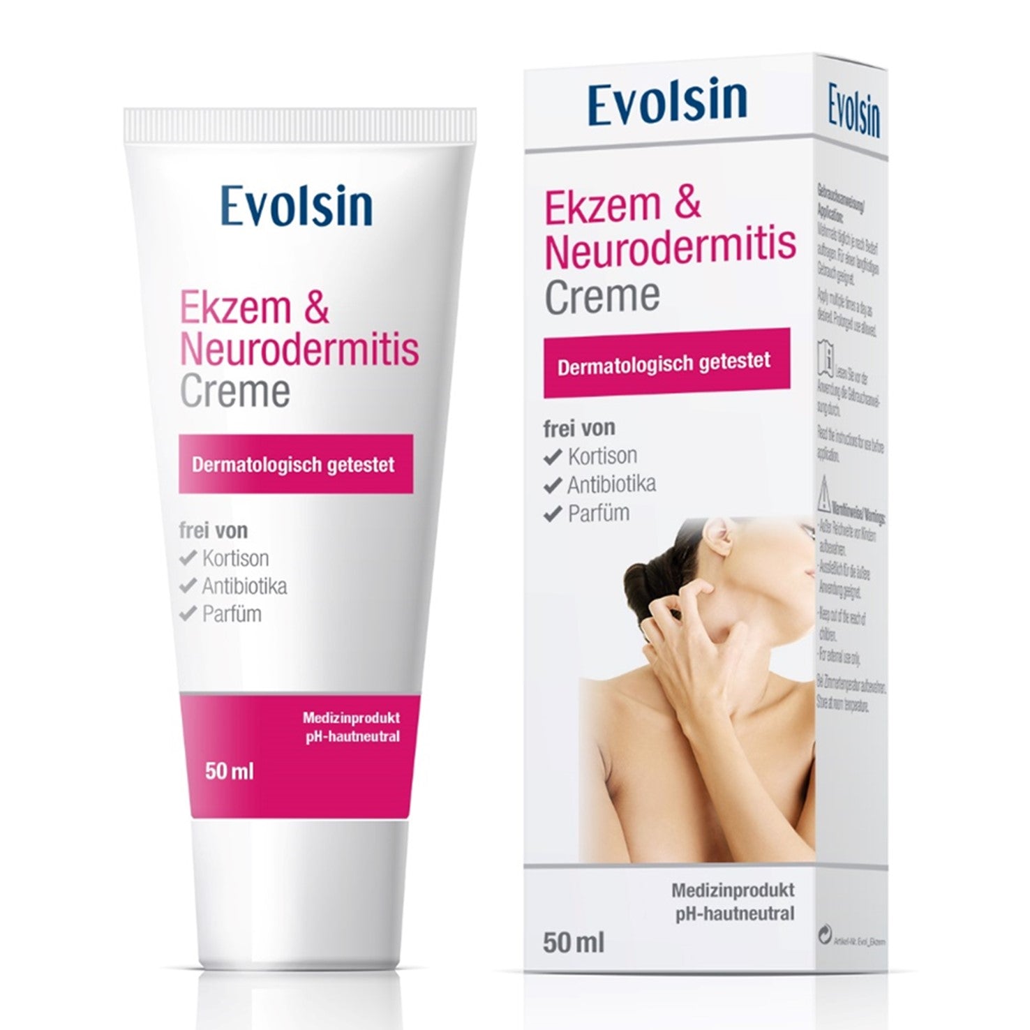 Ekzem & Neurodermitis Creme OHNE Kortison, 50ml