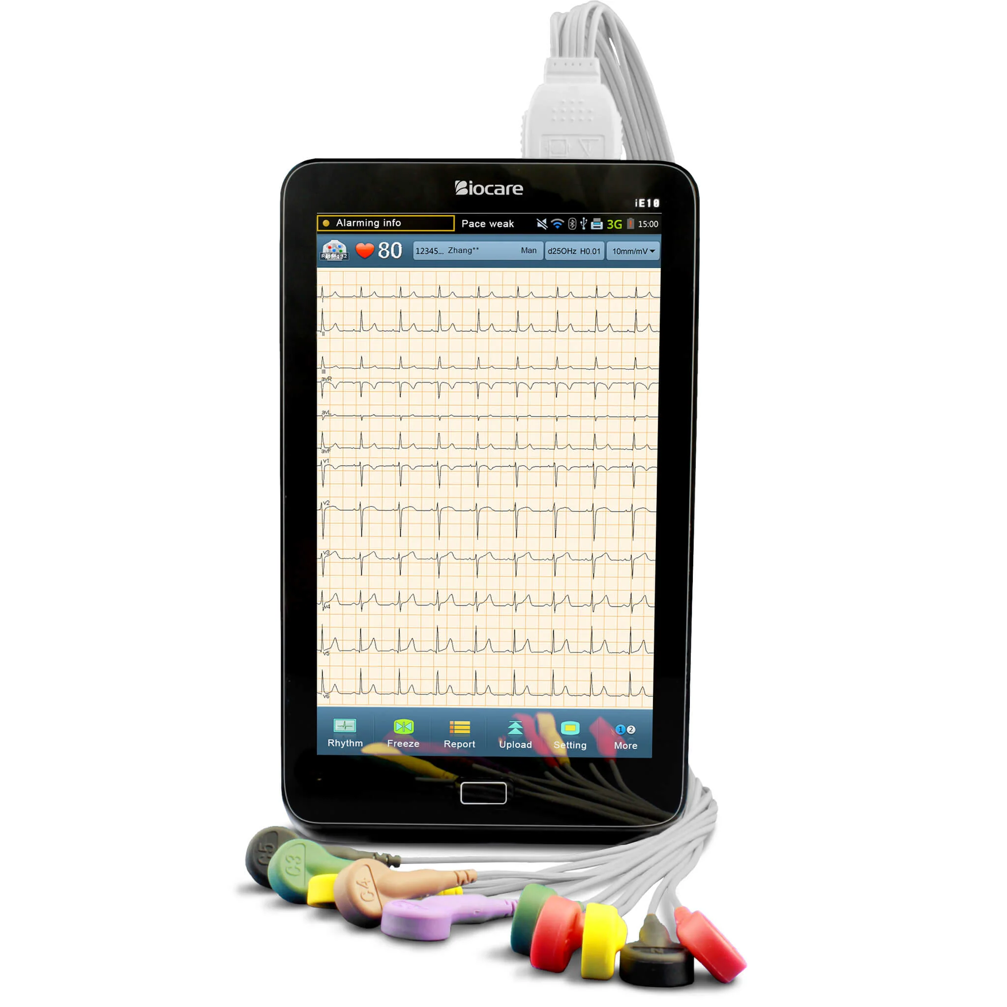 12 Lead ECG handheld Tablet