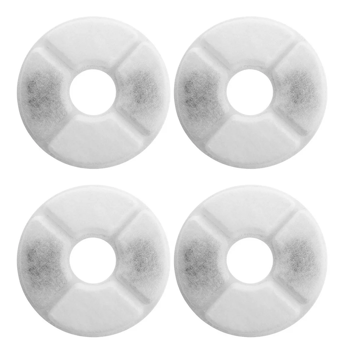 Kit com 4 Filtros Refil Fonte Bebedouro Gatos Cães Pet, Esponjas de pré-filtro de reposição para bebedouro de gato para animais de estimação