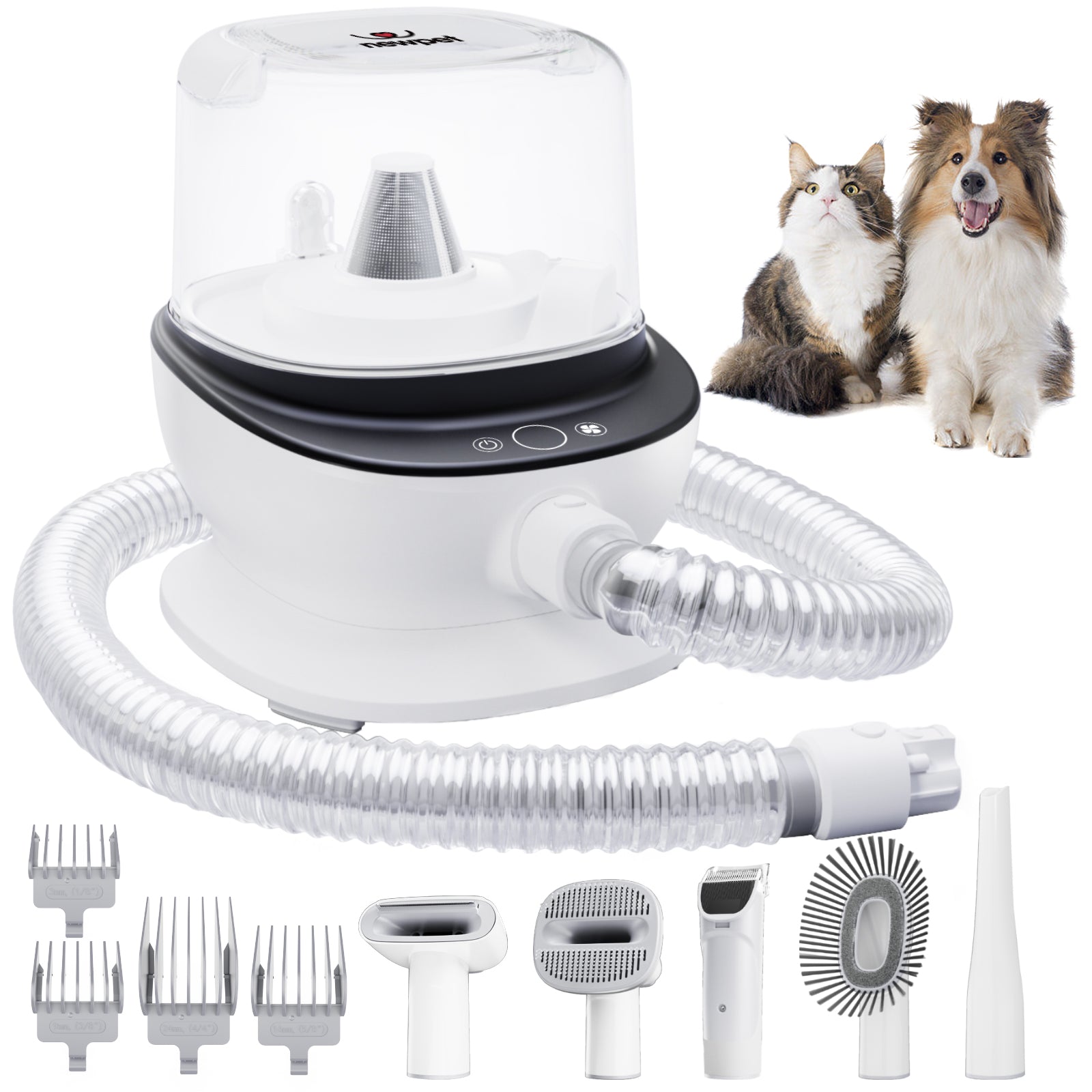 Newpet Aspirador Profissional Para Pelos De Caes Tosa De Cãe