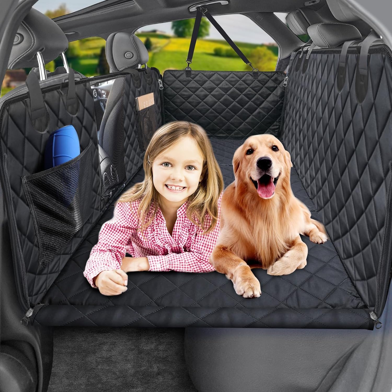 Capas Protetoras de Banco para Cães, Capa Protetora Carro Pet Impermeável Assento BancCapa Protetora Carro Pet Impermeável Assento Banco