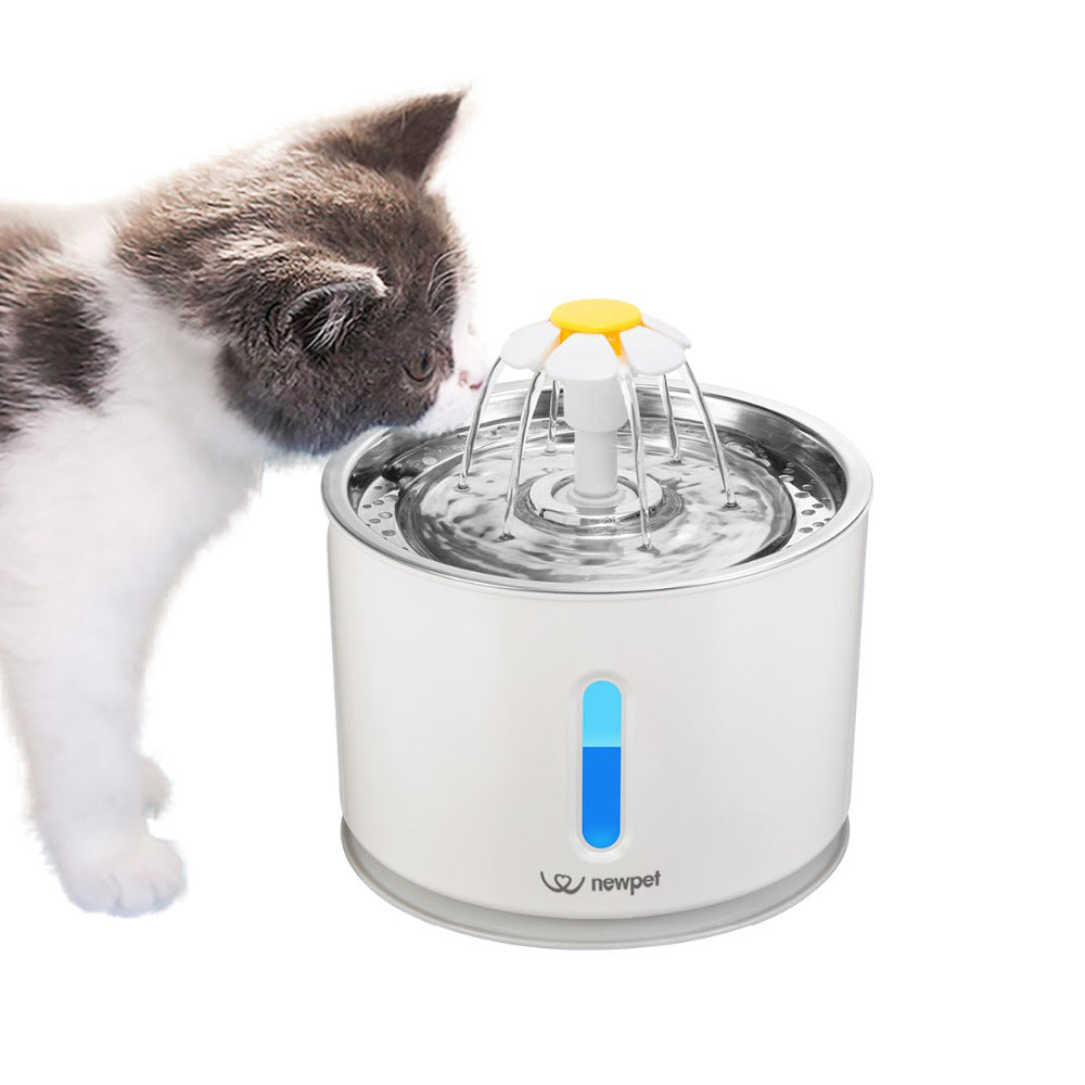 2.4L Bebedouro Gato Tipo Fonte, Bebedouro Fonte De Água Para Cães Gatos Elétrico Pet,Substituição Do Filtro Da Fonte Para Gatos