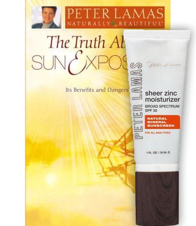 Sheer Zinc Moisturizer Broad Spectrum SPF 30 & The Truth About Sun Exposure Book