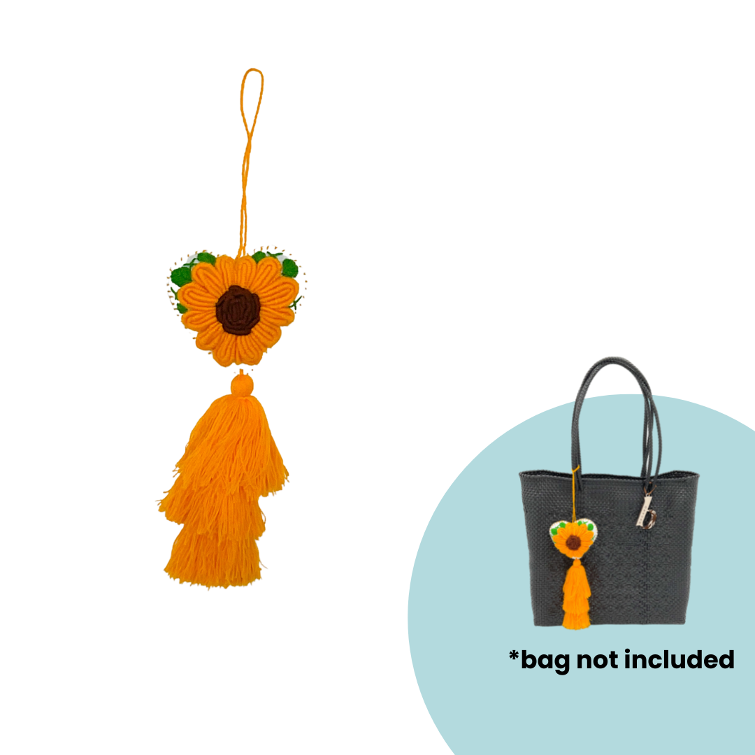 Sunflower Heart Tassel