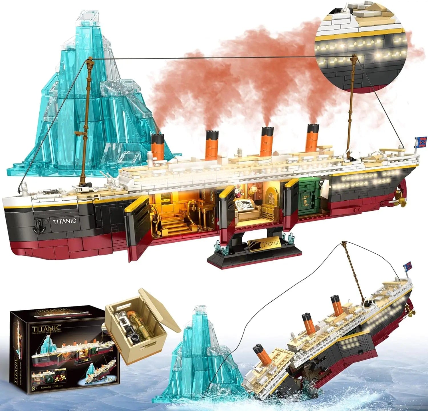 LeBrickCrt Titanic Building Blocks——2288 Pcs