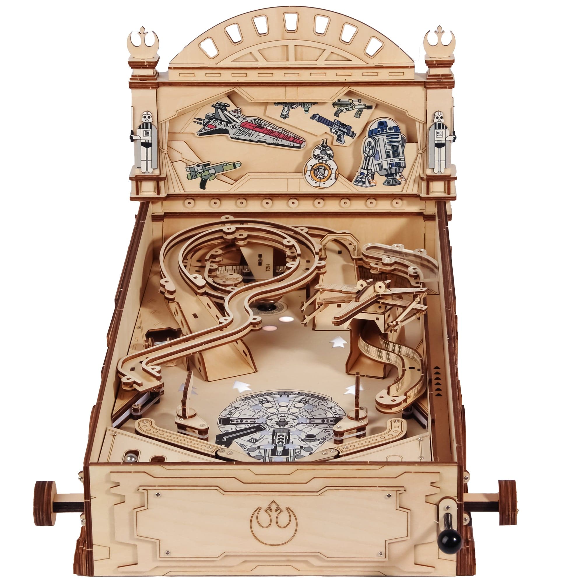Wooden Puzzles 3D Pinball Machine