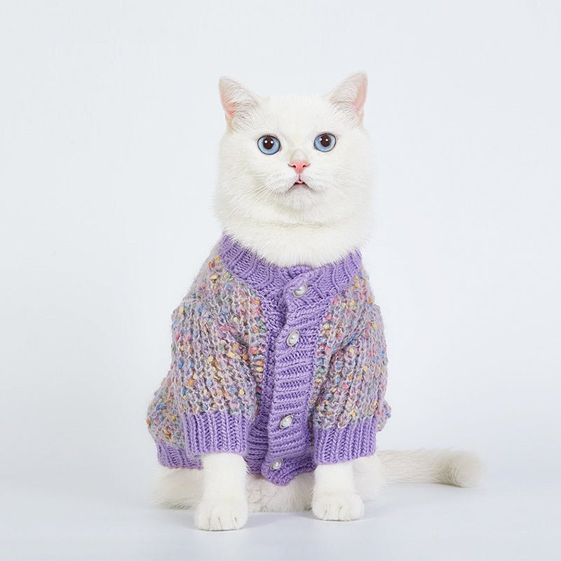 Cat Clothes Knitted Sweater