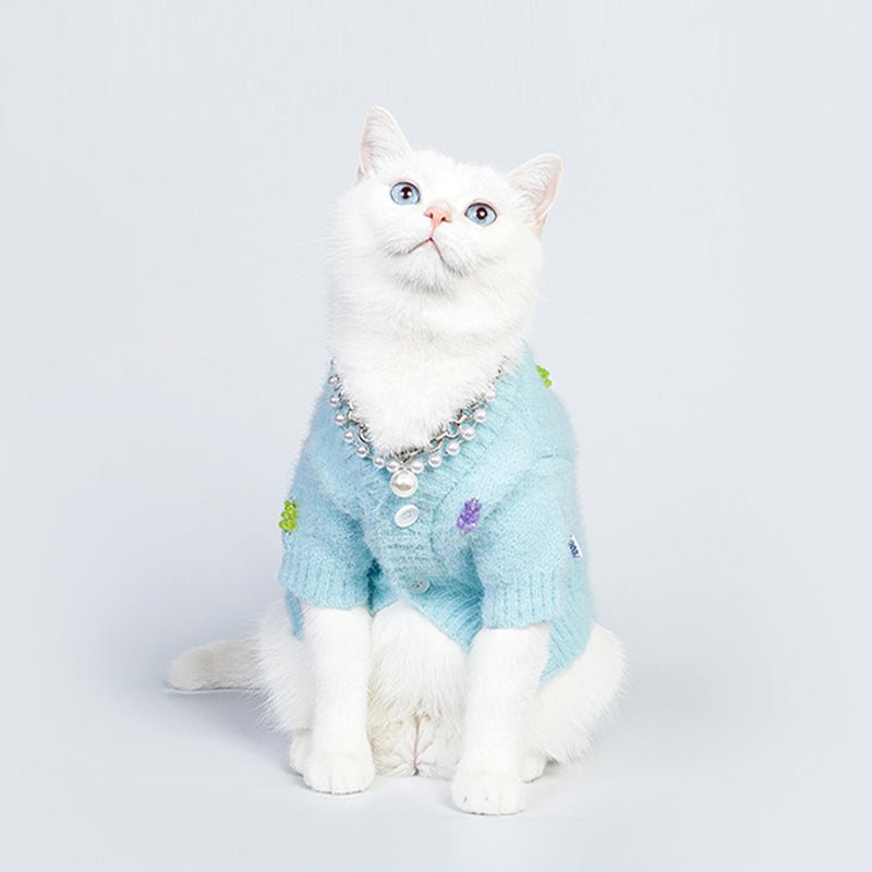 Cat Clothes Knitted Sweater