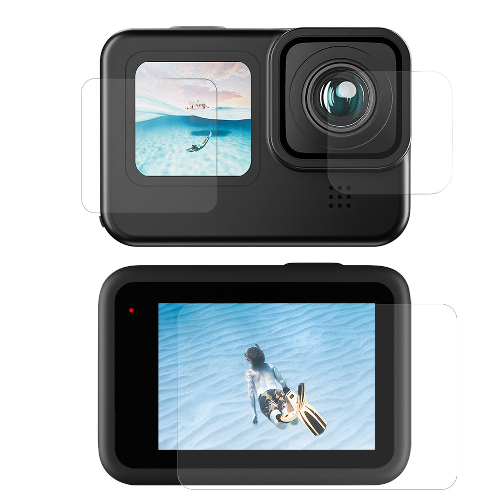 TELESIN Screen & Lens Protective HD Film Cover for GoPro 12/11/10/9