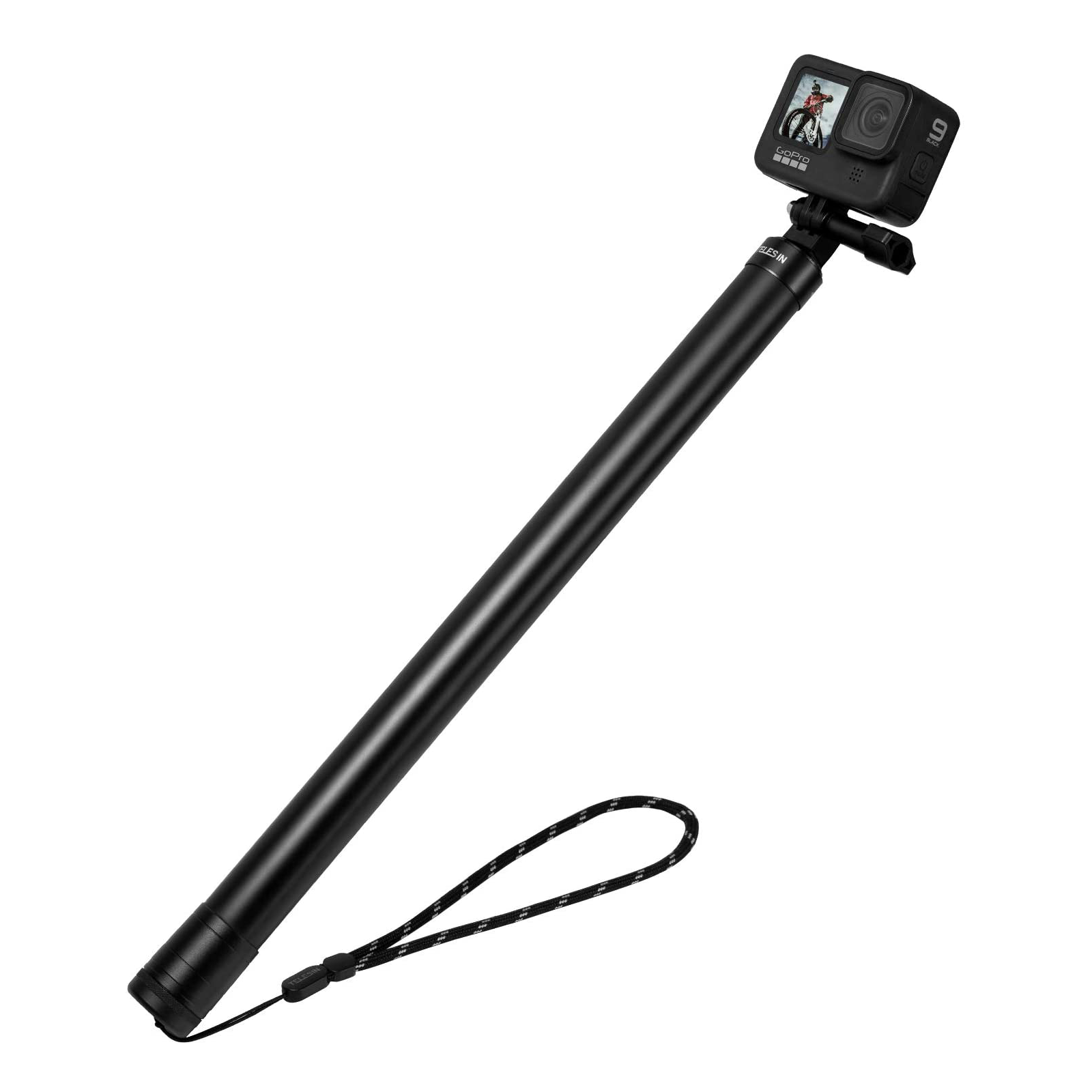 TELESIN Ultra Long 3m/2.7m Carbon Fiber Selfie Stick for Action Cameras (2.0)