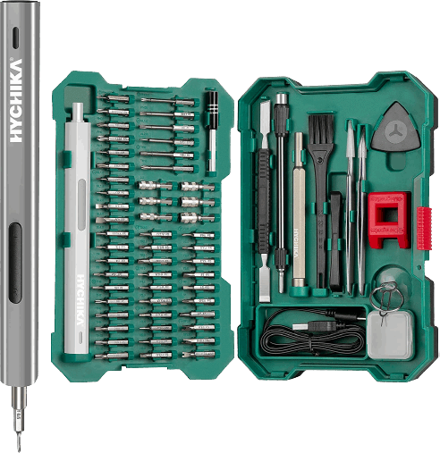 HYCHIKA Precision Screwdriver Set 67 in 1 with 46 Magnetic Bits