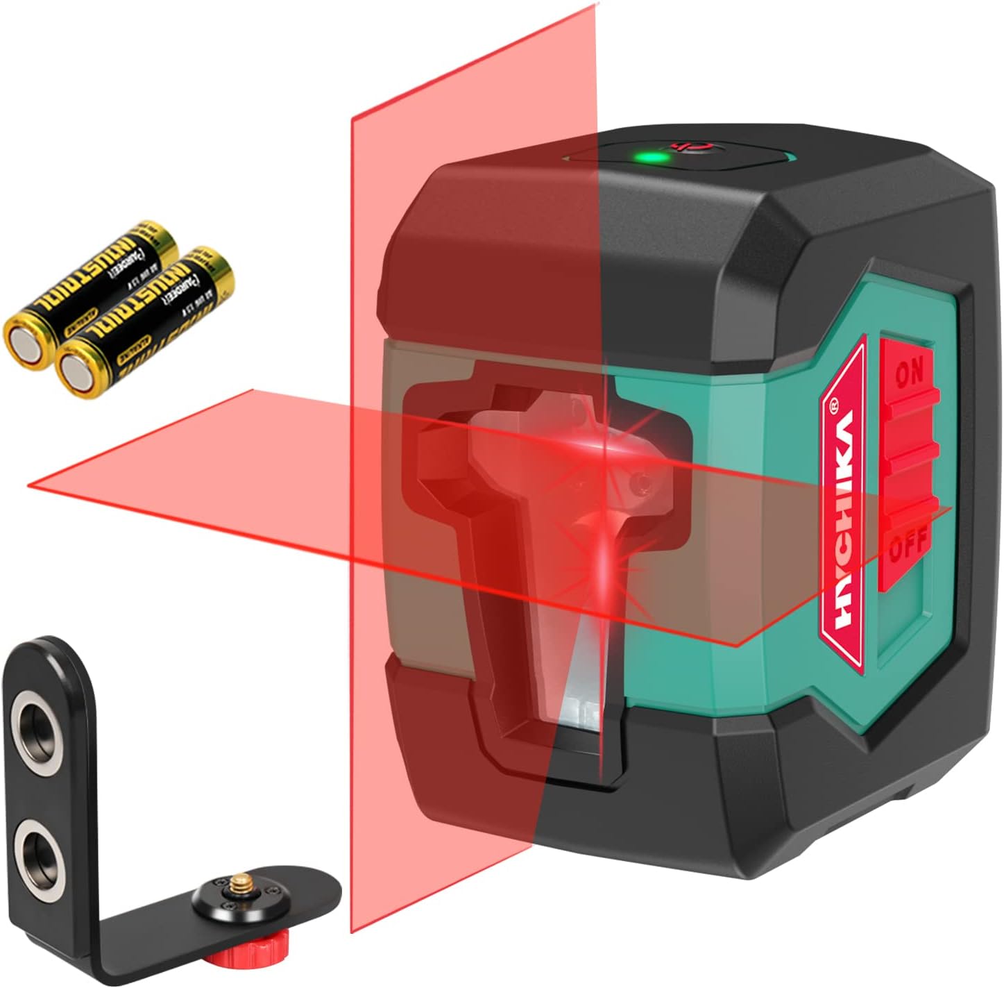 Laser Level, HYCHIKA 50 Feet Cross Line Laser, Self-Leveling with Dual Modules