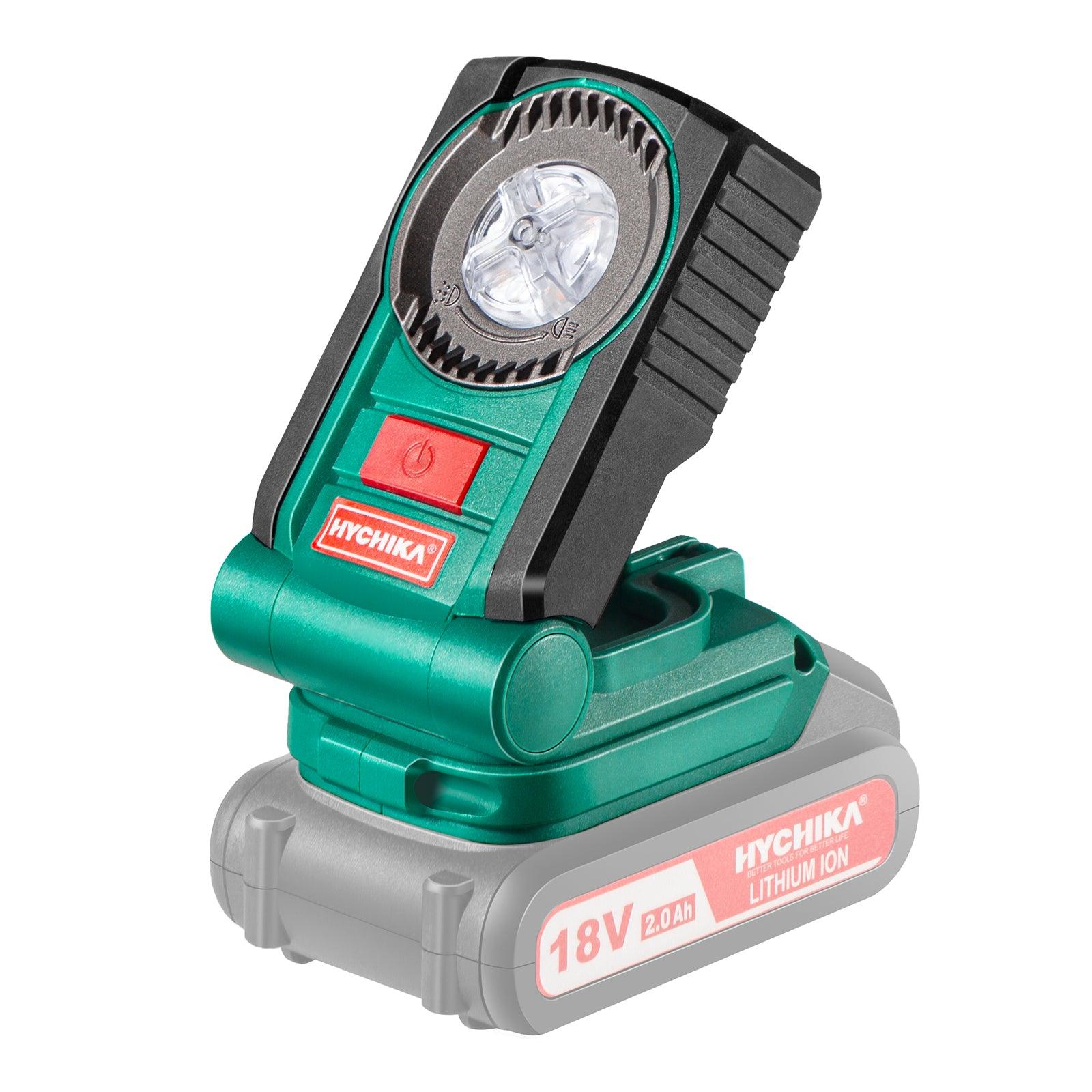 Cordless Light, HYCHIKA Portable Work Light, 18V System Battery