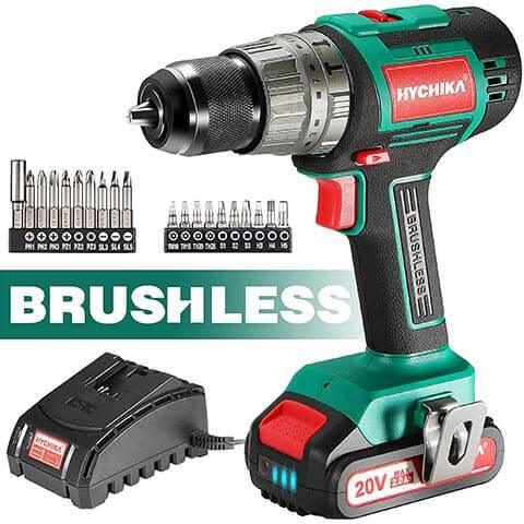 Cordless Brushless Hammer Drill Sets 2.0 AH Battery 18V/20V