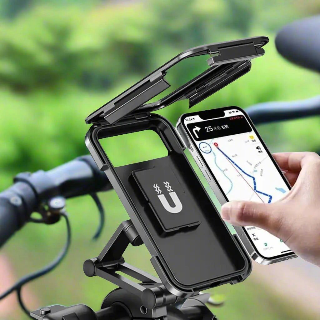 Waterproof Mobile Holder For Bike, Swivel Phone Holder, Motorcycle Cellphone Holder, Adjustable Support Universal Bicycle GPS 360°