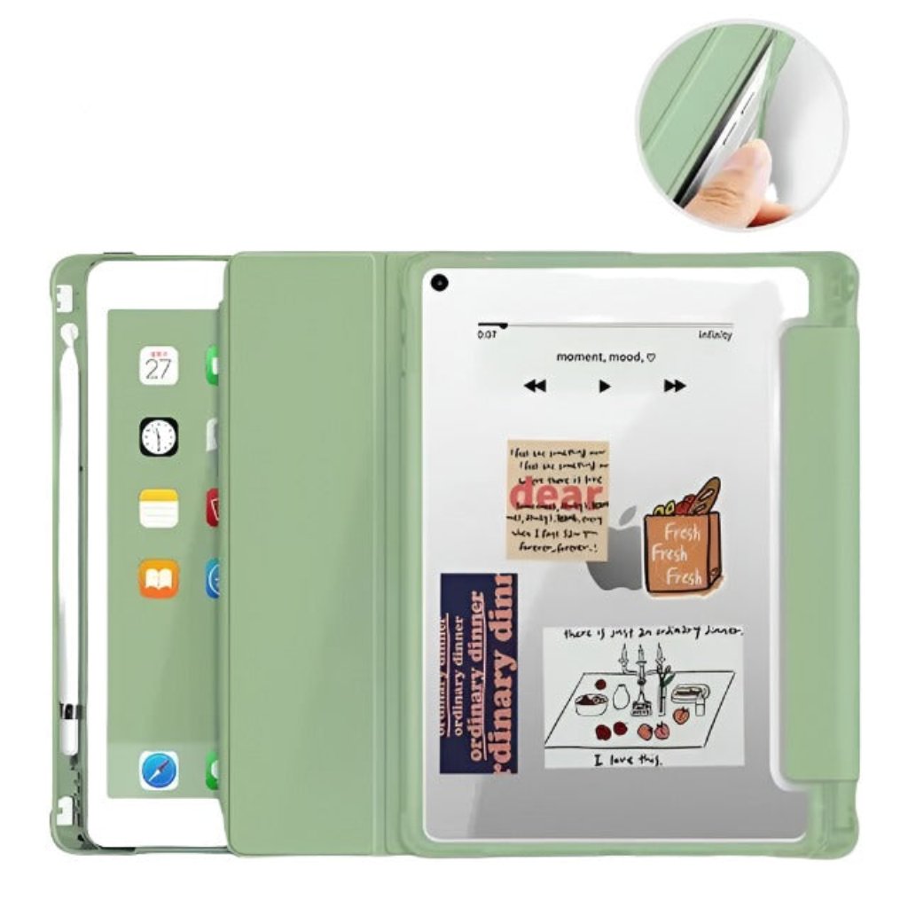 iPad Air Case With Pencil Holder For Ipad Air 3 10.5 inch 2019 7th 10.2 8th 2020 10.9 Air 4 Mini 5ipad Smart Cover 6th Generation 9.7 Pro 11