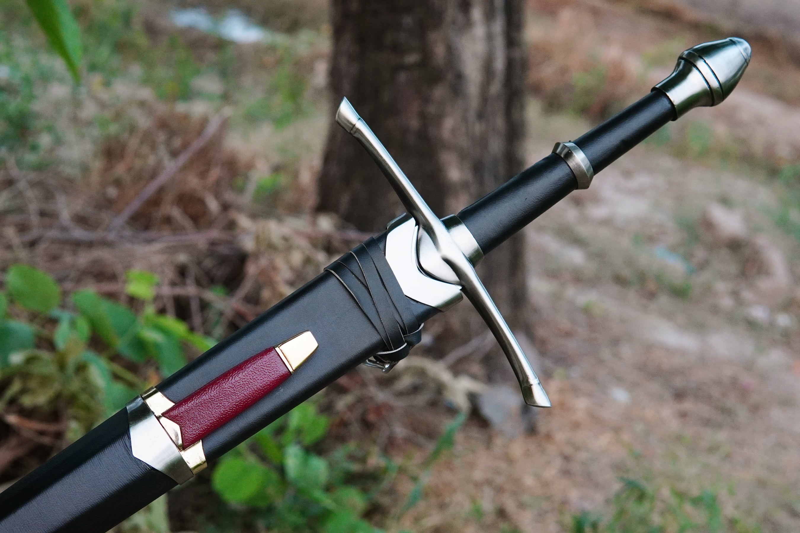 Aragorn Strider Ranger Sword with knife Lord Of The Ring