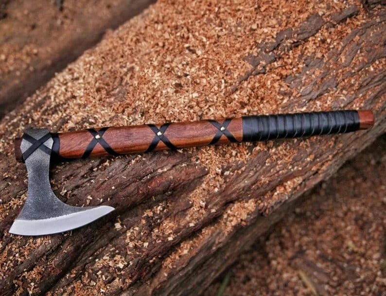 Viking Carbon steel King Ragnar Axe