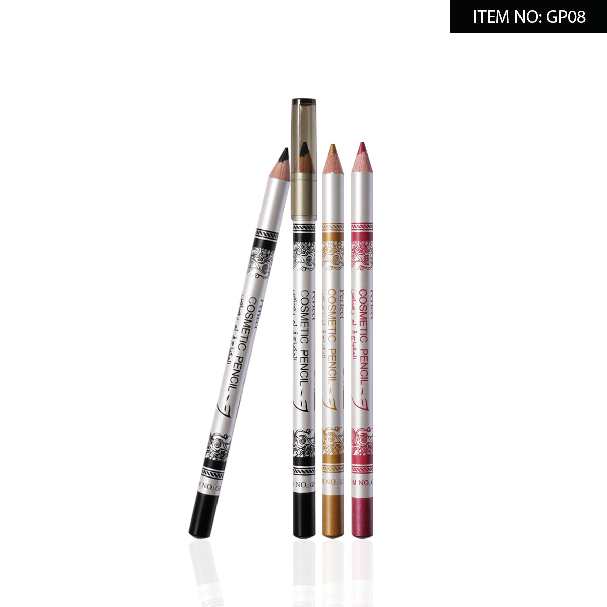 GP08 12 Colors Waterproof Cosmetic Pencil Eyeliner Lip Liner 13.5cm