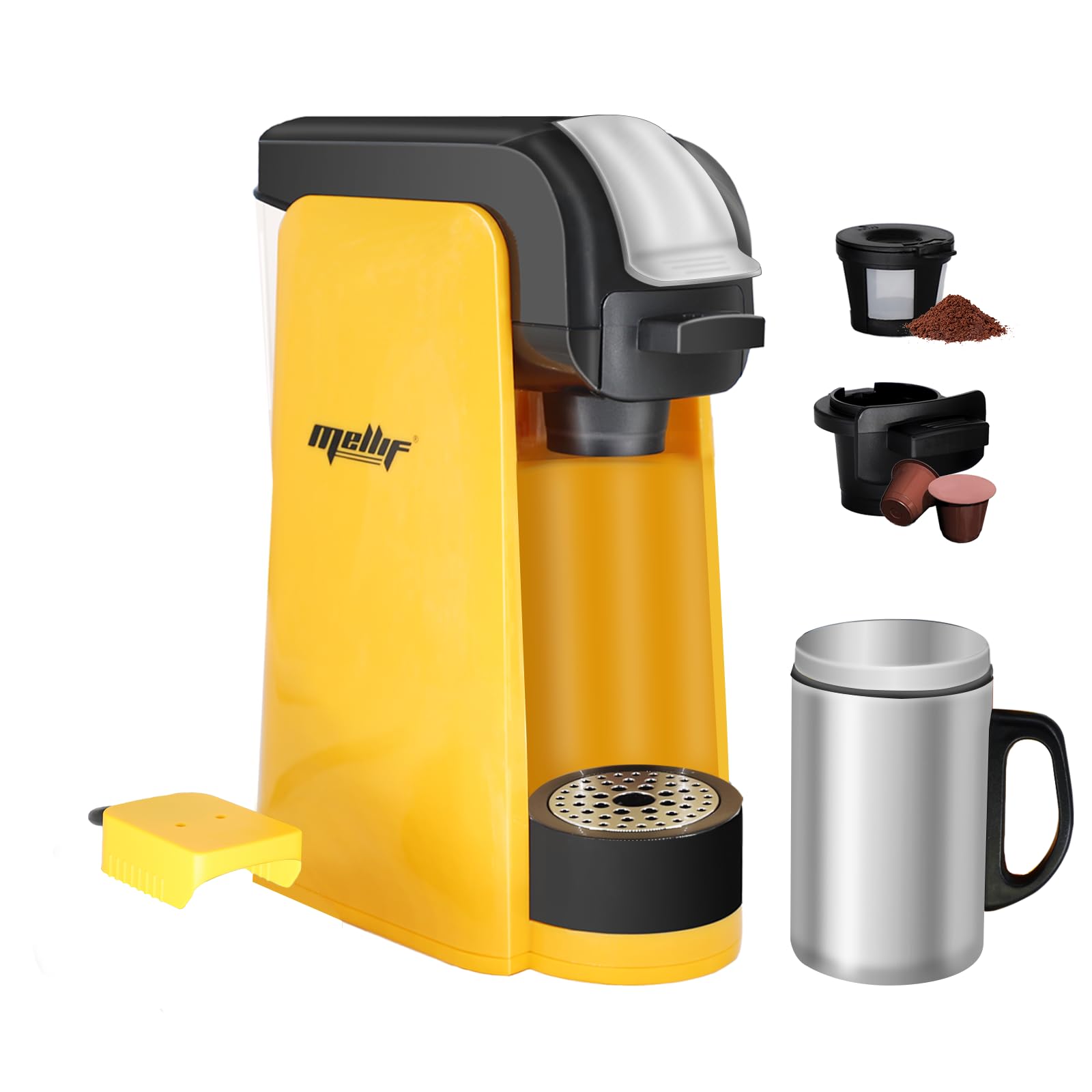 Mellif for Dewalt 20V Max Battery Coffee Maker Cordless Single Serve