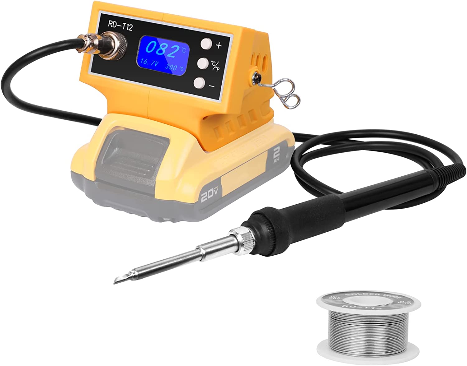 Mellif for Dewalt 20V Max Battery Cordless Soldering Station iron Station