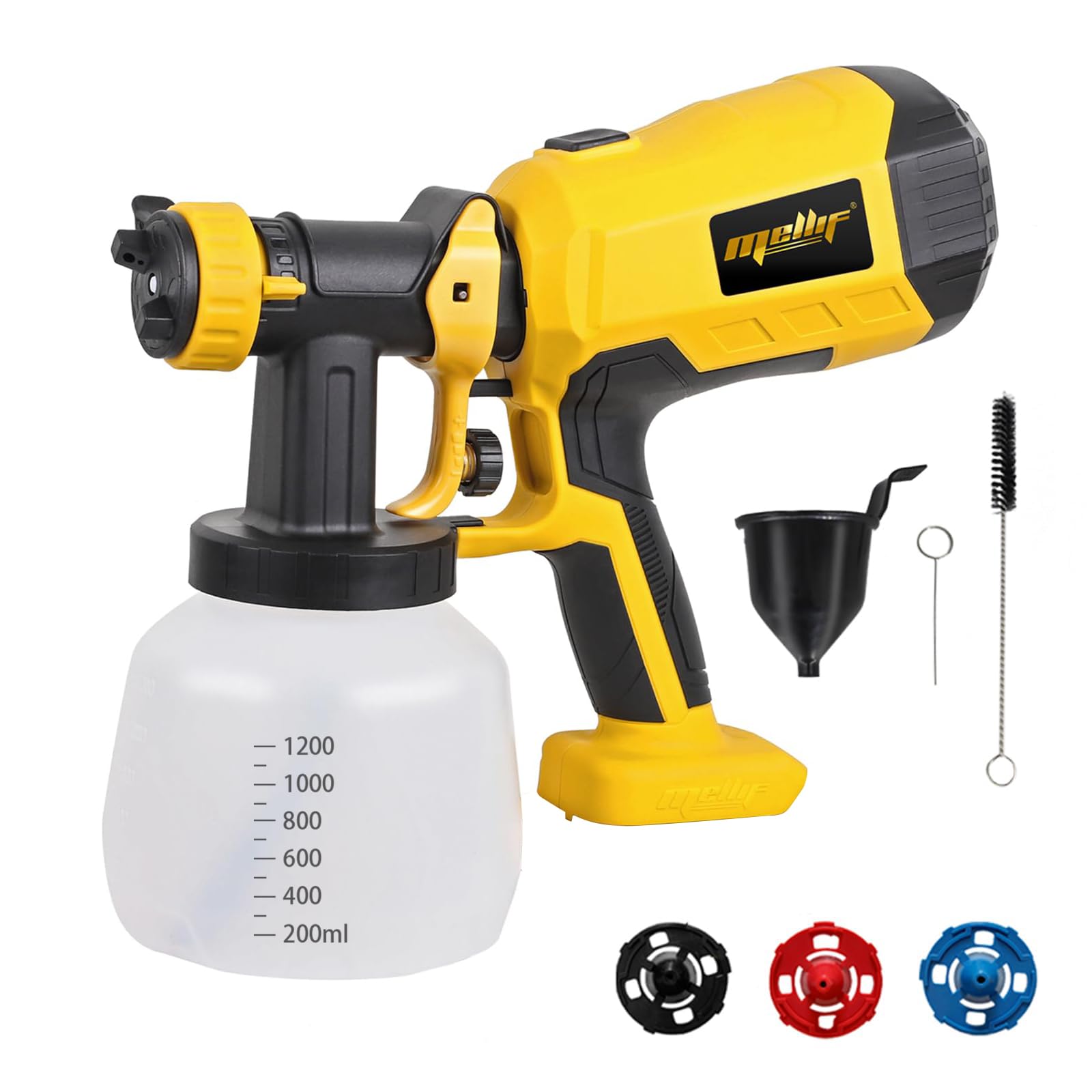 Mellif for DEWALT 20V MAX Battery Paint Sprayer Cordless, Upgraded HVLP Brushless Spray Gun