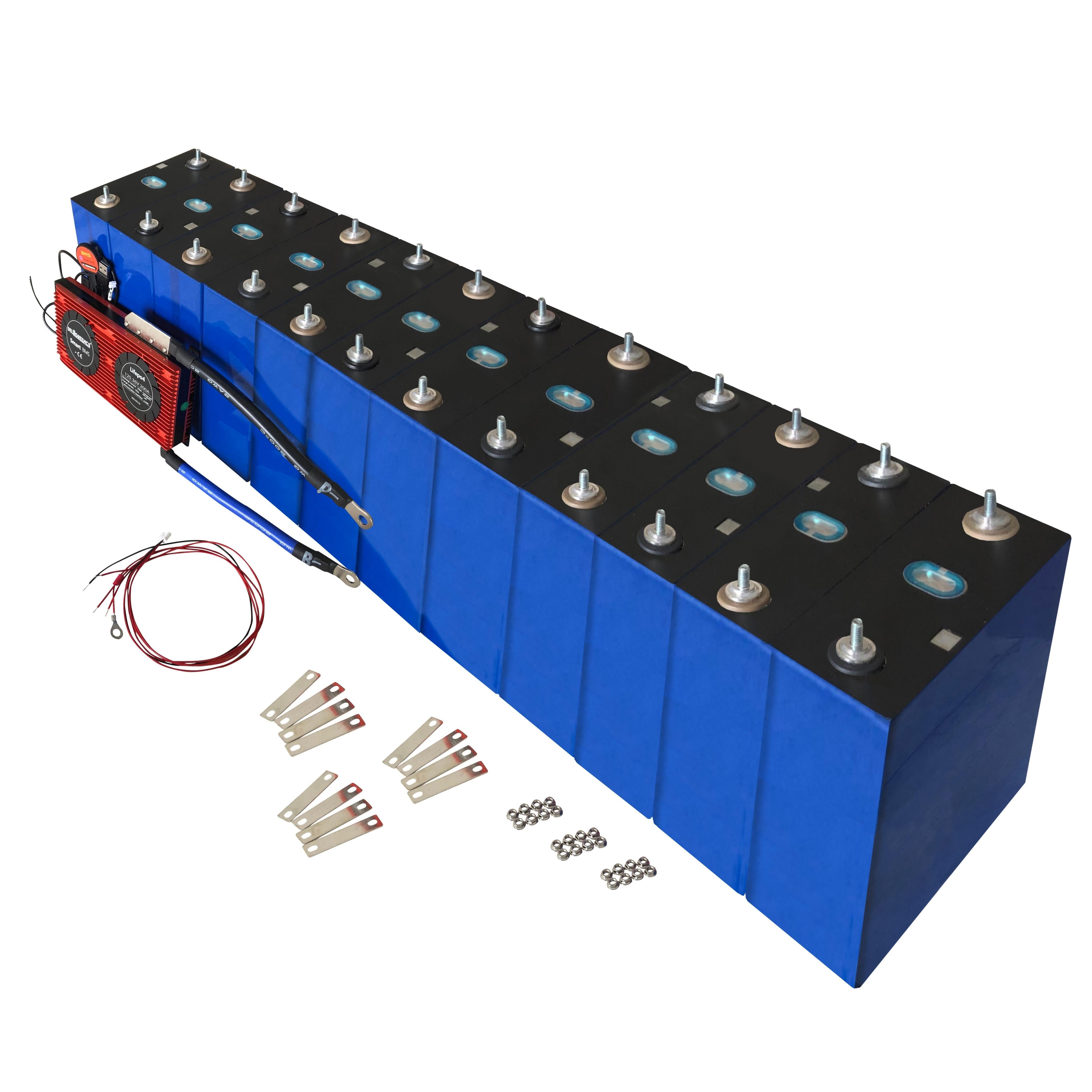 36V EVE 304Ah 10.94kWh LiFePO4 Battery Pack Kit with 200A Daly Smart BMS