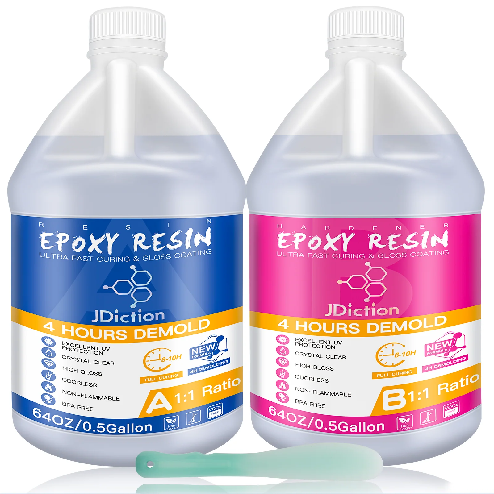 JDiction Fast Curing Epoxy Resin - 1 Gallon