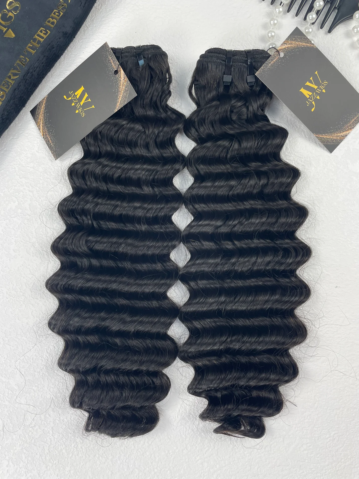 Top Raw Hair Deep Wave - 2 Pcs Bundles