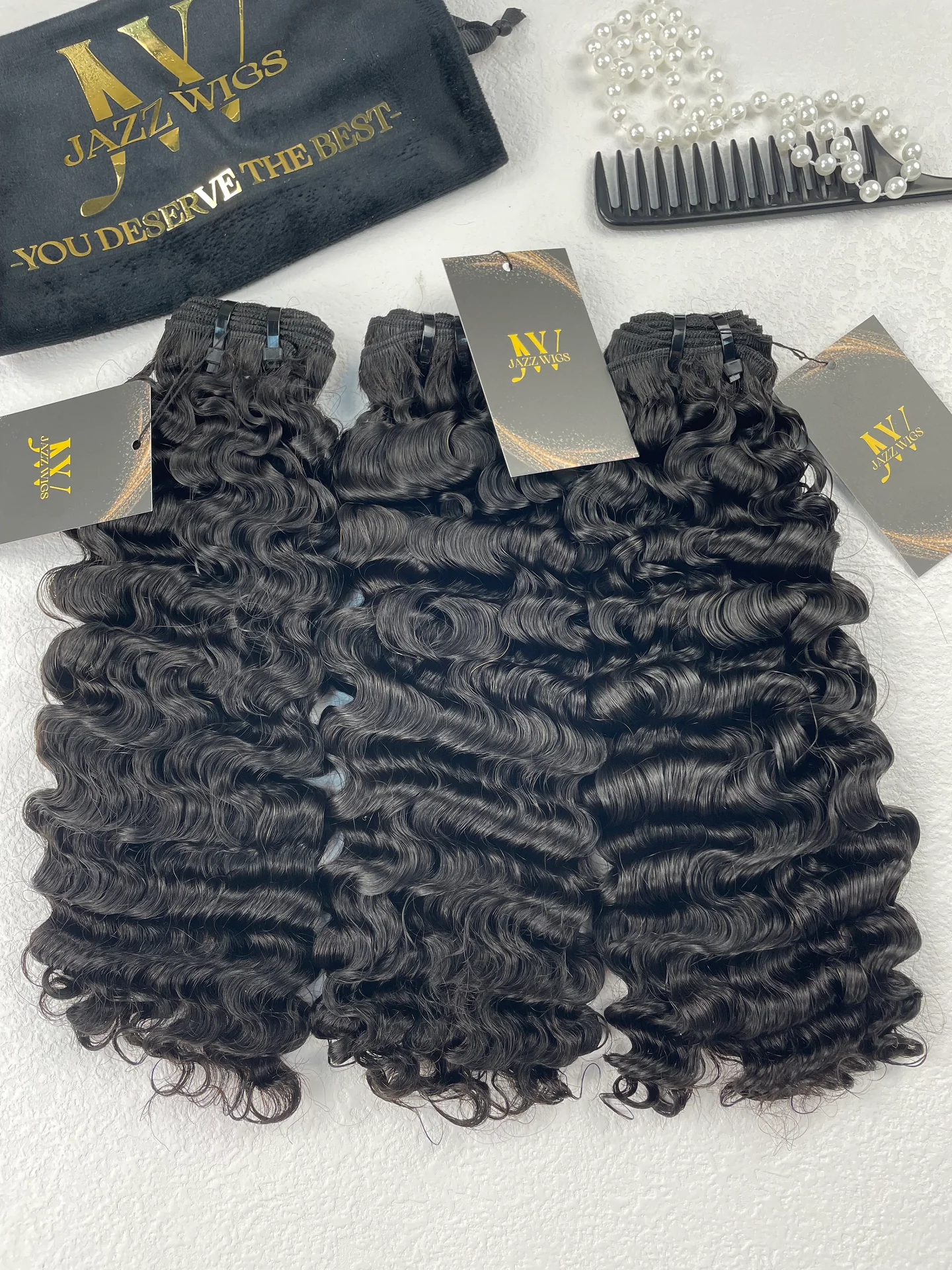 Top Raw Hair Burmese Curly - 3 Pcs Bundles