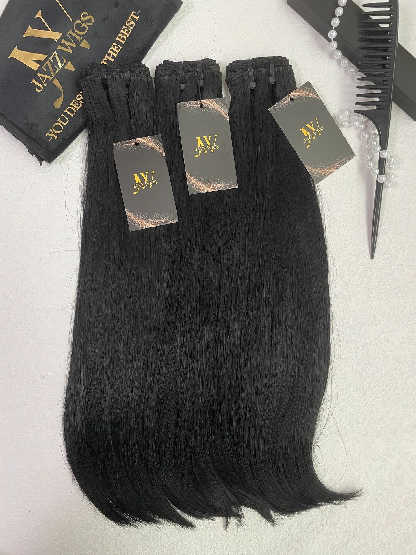 Top Raw Hair Straight - 3 Pcs Bundles