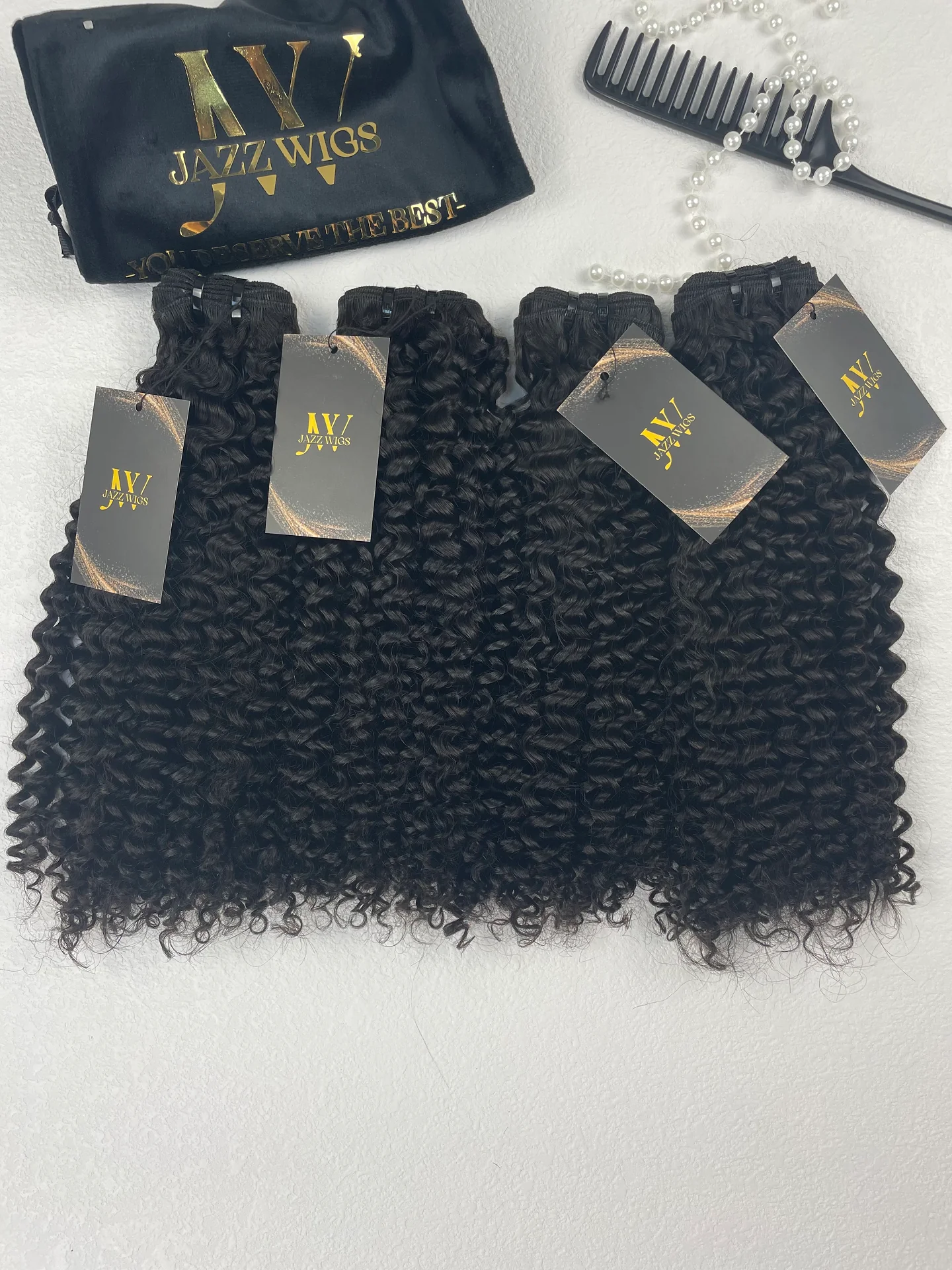 Top Raw Hair Kinky Curly - 4 Pcs Bundles