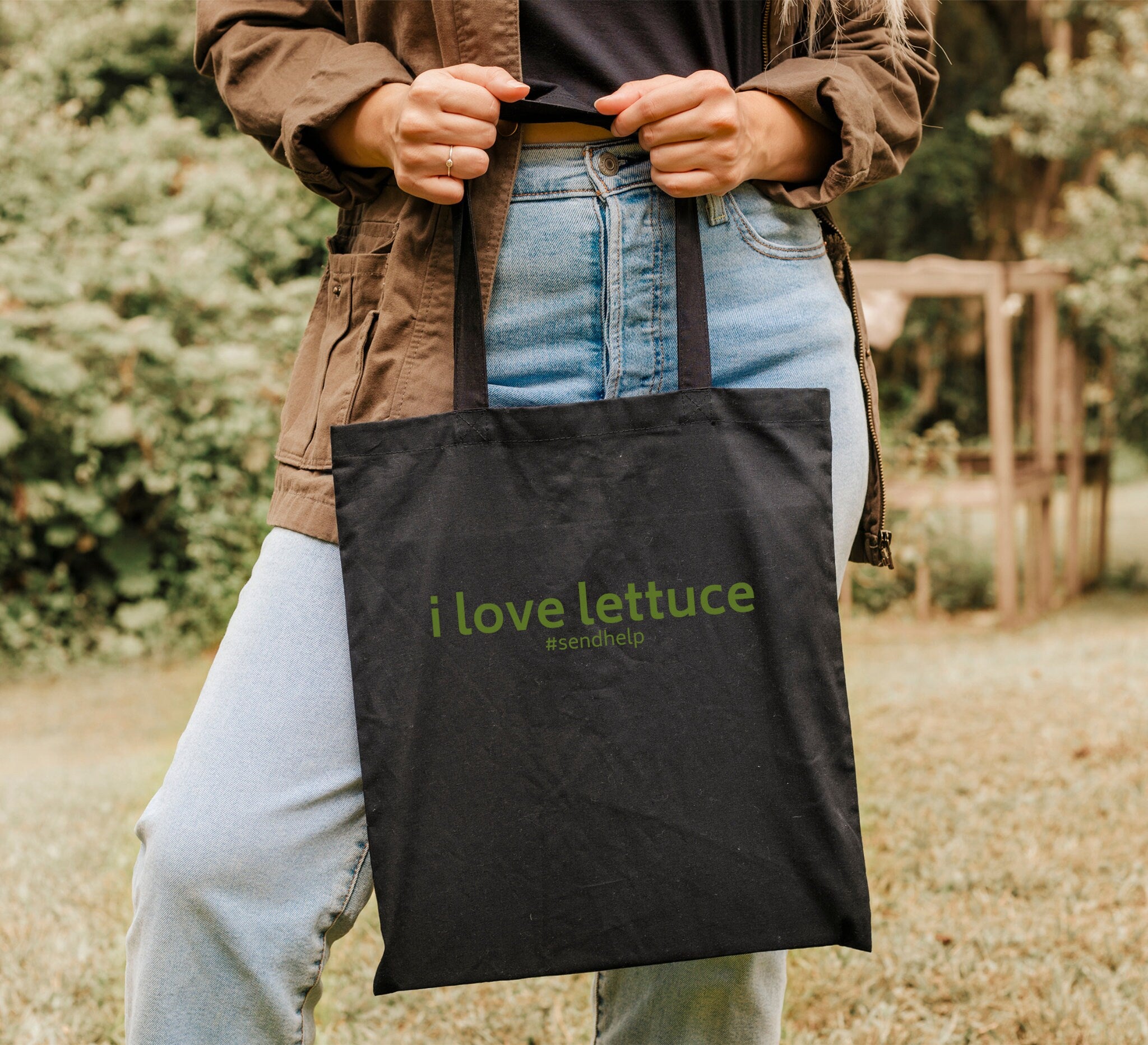 i love lettuce Tote Bag