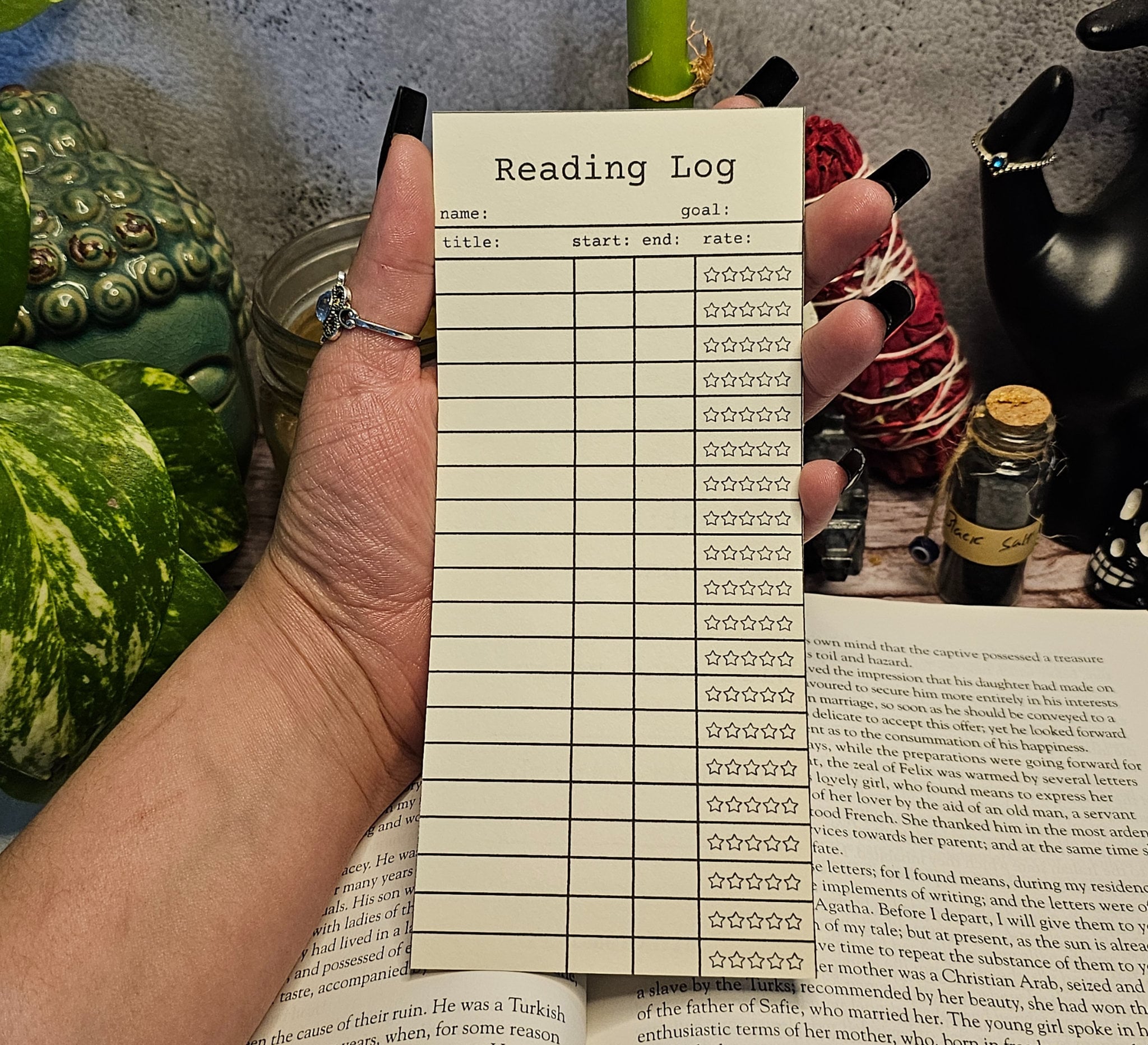 Bookmark, Double Sided Reading Log