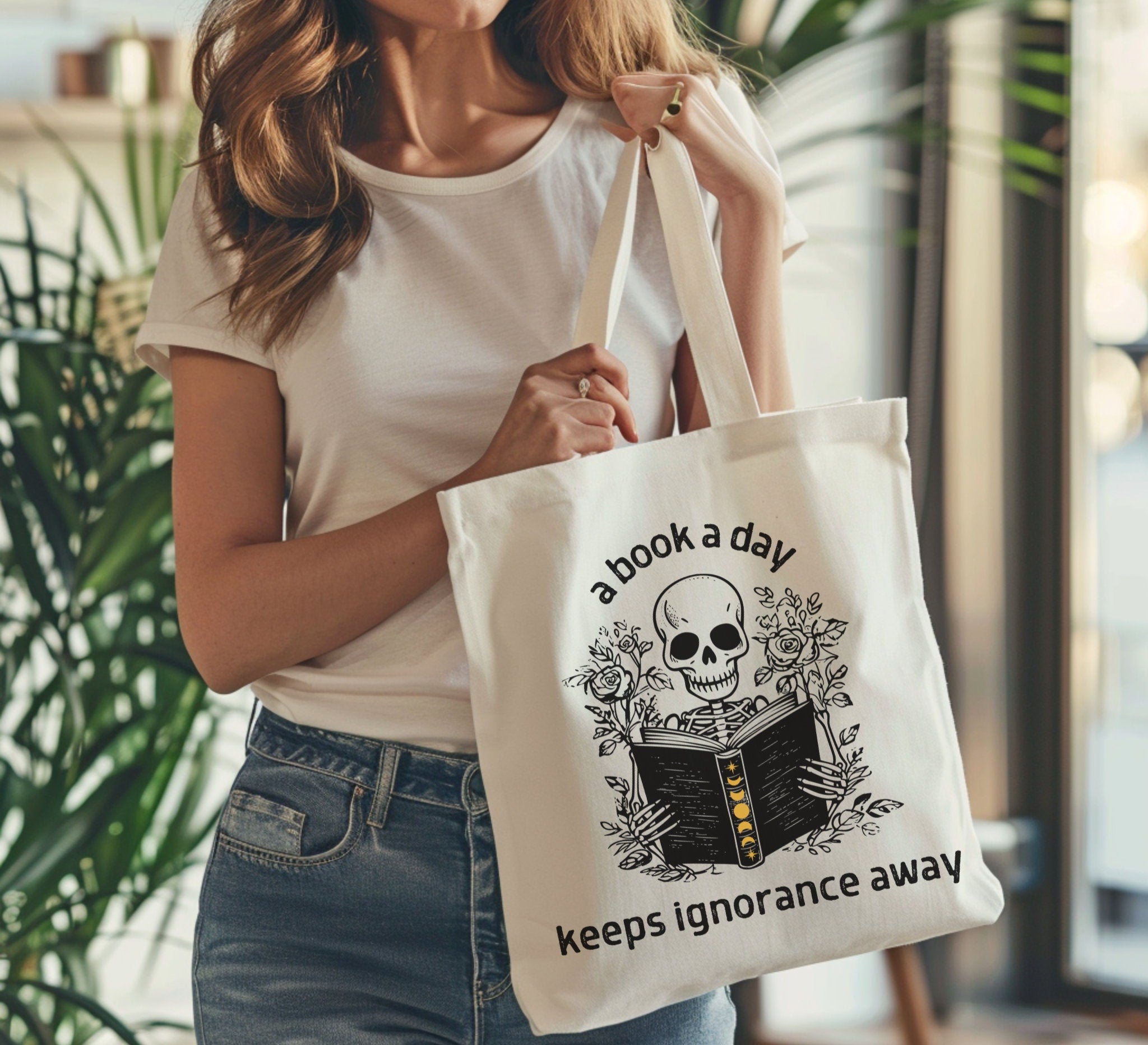 A Book A Day Keeps Ignorance Away Tote Bag