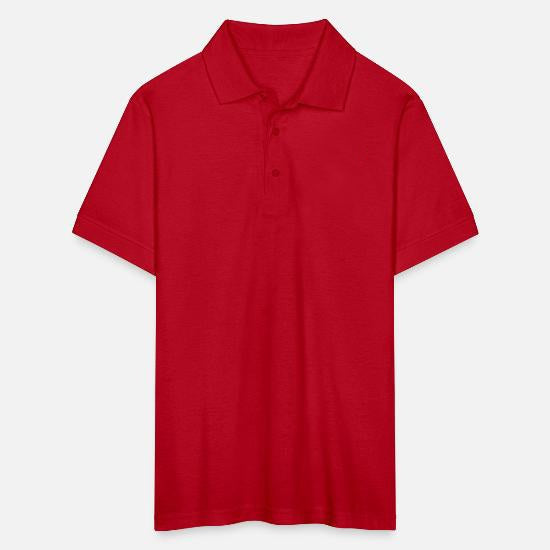 MEN'S PLAIN POLO T-SHIRT - RED
