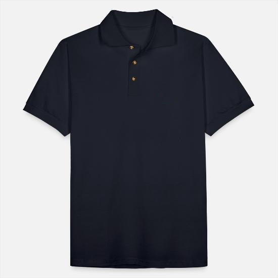 MEN'S PLAIN POLO T-SHIRT - NAVY
