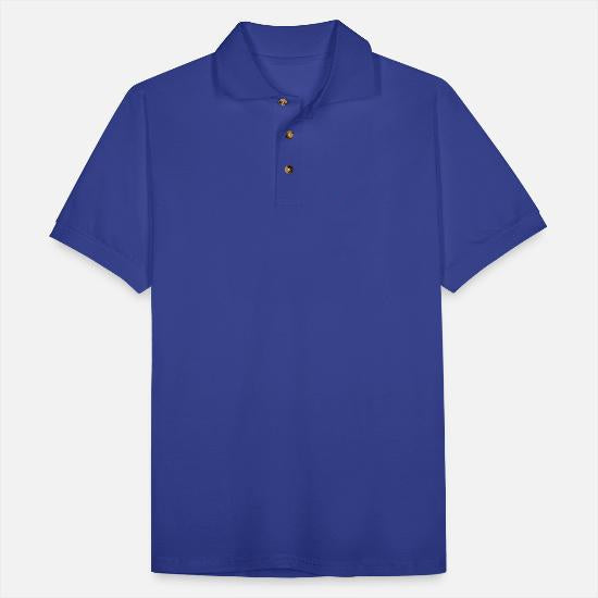 MEN'S PLAIN POLO T-SHIRT - ROYAL BLUE