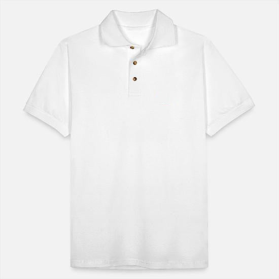 MEN'S PLAIN POLO T-SHIRT - WHITE