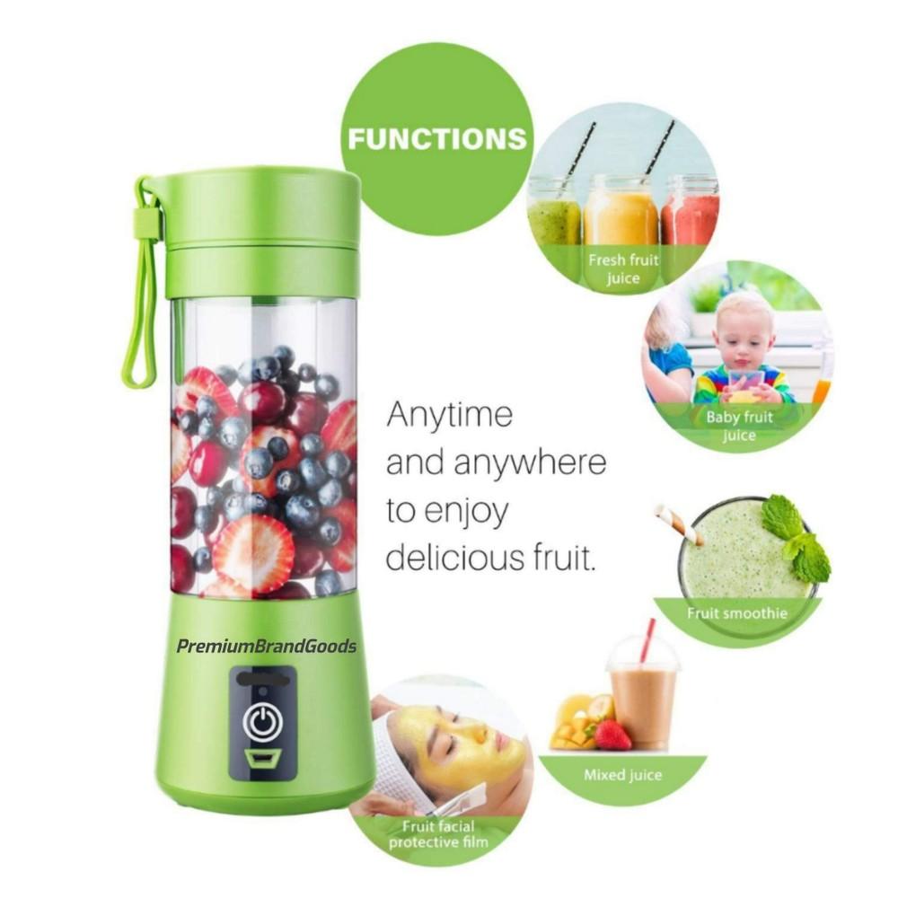 Personal Portable Juice Blender Best for ON-THE-GO Drinks/Smoothies! (Color May Vary)