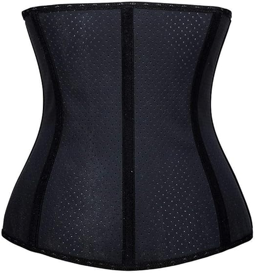 Meland Waist Trainer for Women Latex Underbust Waist Cincher Corset Sport Girdle Hourglass Body Shaper