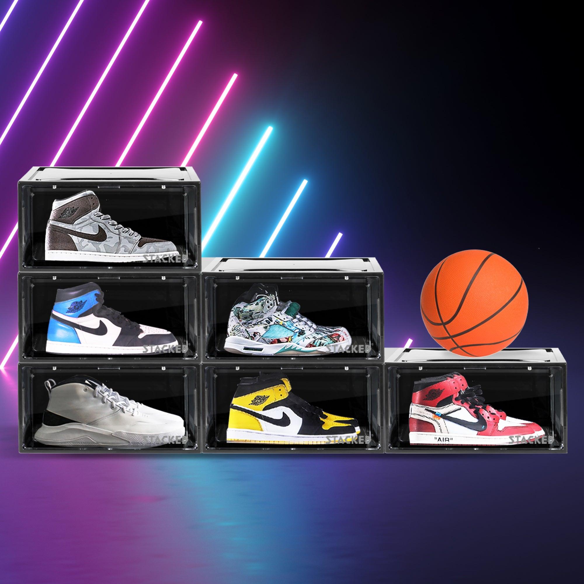 Stacked Magnetic Sneaker Display Case - Buy Bulk (6pcs)