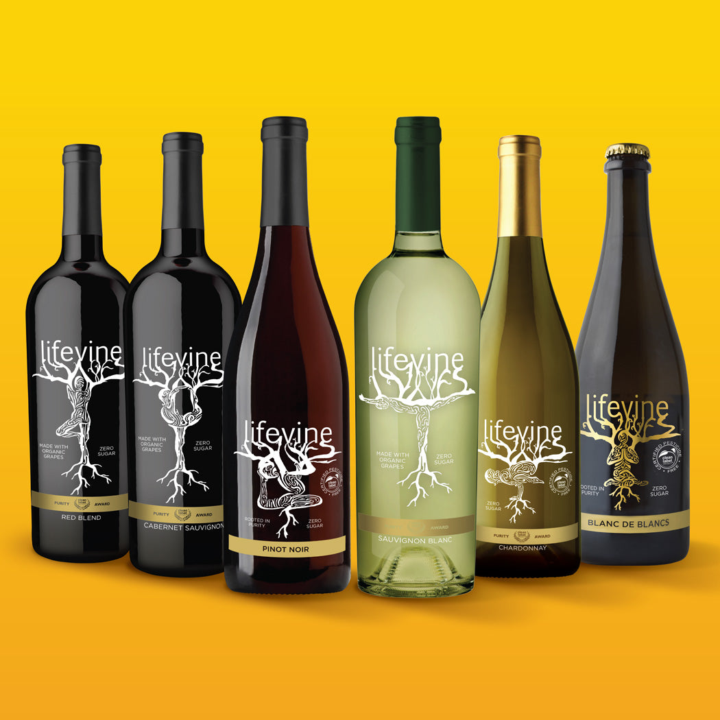Choose 6 bottles of wine and save 15% on each order