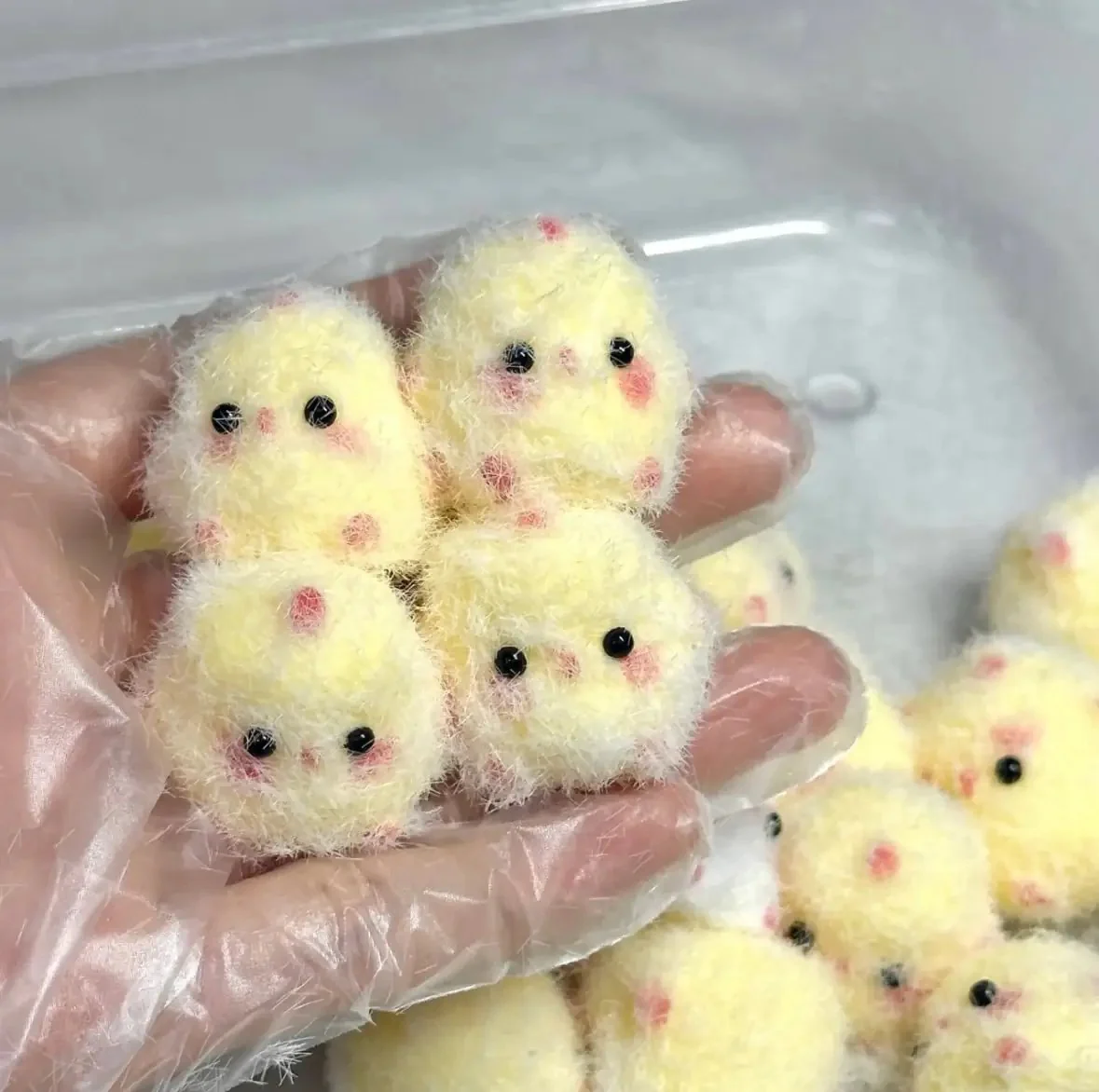 Handmade Mini cute chick Stress Relief Squishy Toy