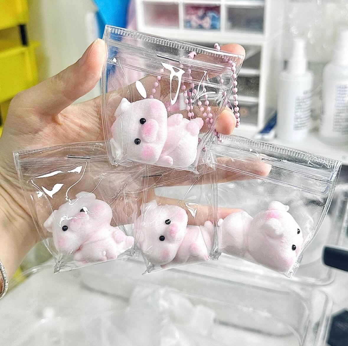 Handmade Mini Pig Stress Relief Squishy Toy