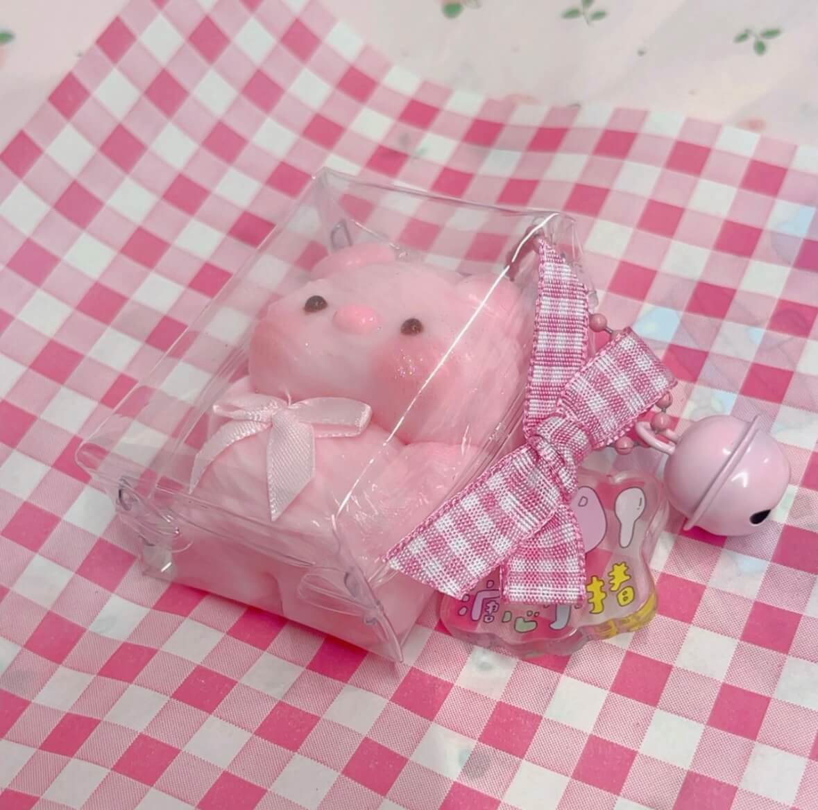 Handmade Piglet Pendant Stress Relief Squishy Toy