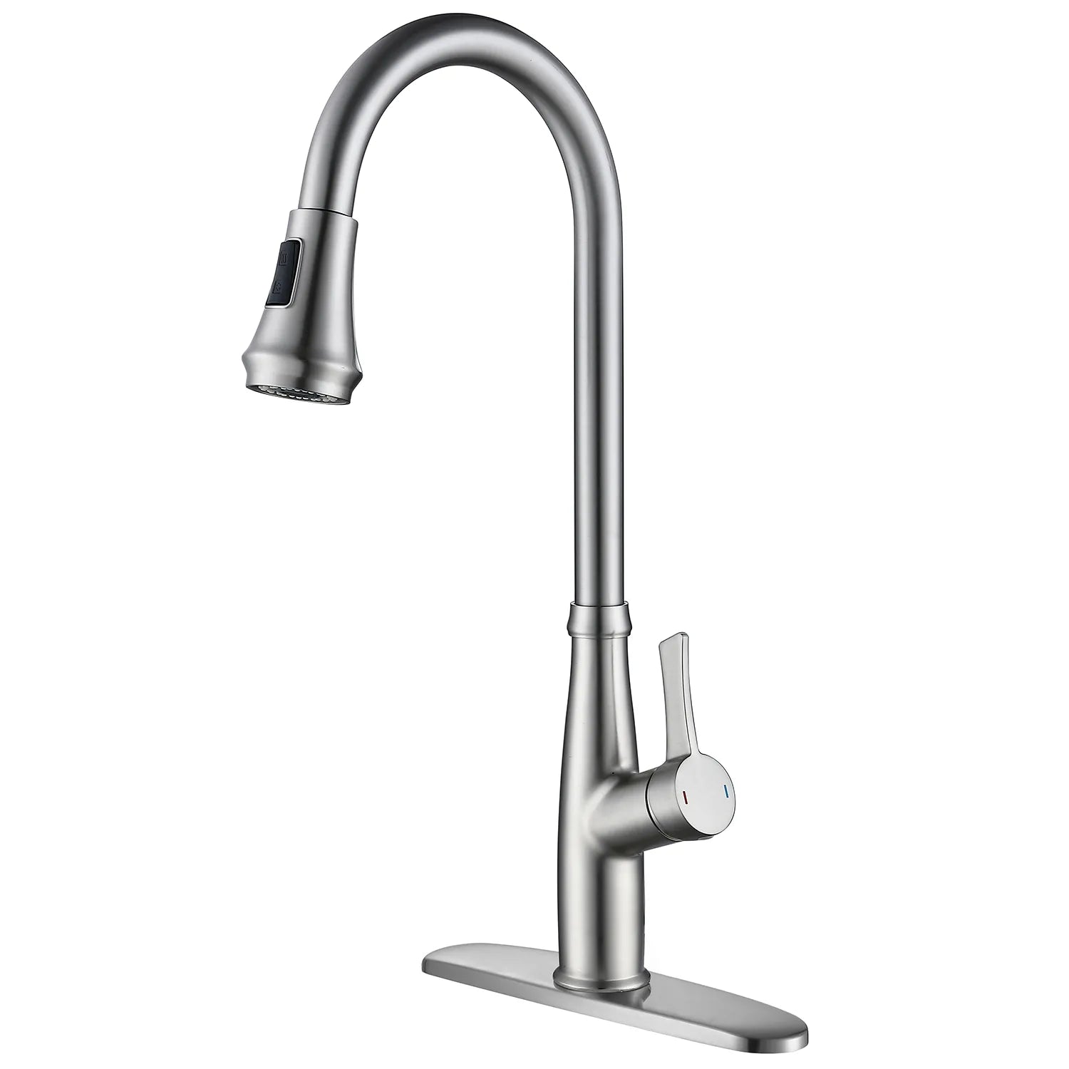 Pull-Down Kitchen Faucet in Brushed Nickel