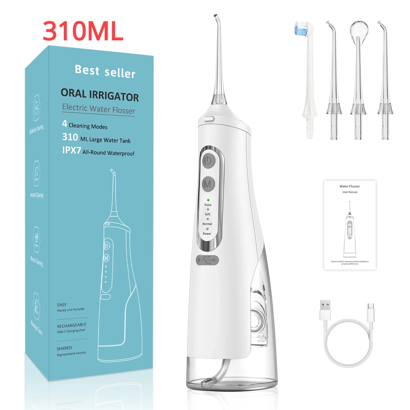 Electric water flosser