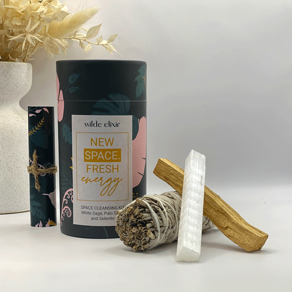 New Space, Fresh Energy | Sage, Palo Santo and Crystal Space Cleansing Kit