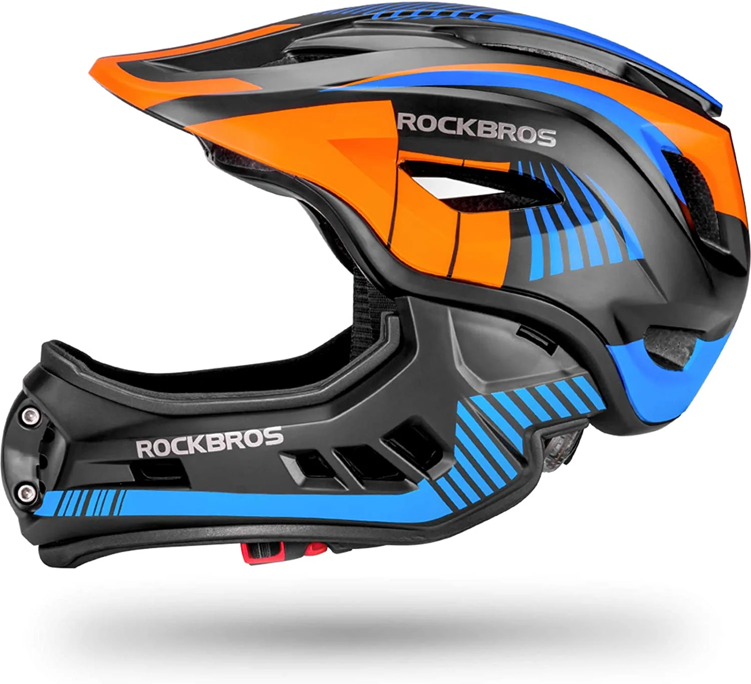 ROCKBROS Kids Full Face Helmet Lightweight Detachable Safe for Ages 3-16